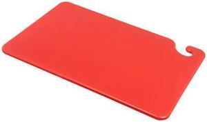 SAN JAMAR CB121812RD Cutting Board,12x18,Red