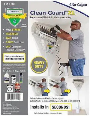 NU-CALGON 4150-02 Coil Cleaning Bag XL,62" W,Plastic