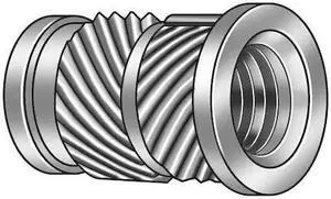 ZORO SELECT 1GUA5 Ultrasonic Insert,4-40,Straight,PK100