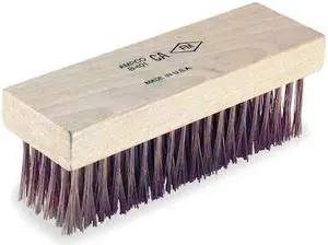 AMPCO SAFETY TOOLS B-401 7-1/4" Bronze Nonsparking Scratch Brush, 6 Rows