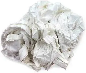 TOUGH GUY 20G115 Cotton T-shirt Cloth Rag 25 lb. Varies Sizes, White