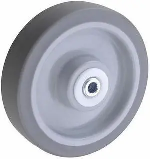 ZORO SELECT 26Y380 Caster Wheel,TPR,6 in.,300 lb.,Delrin