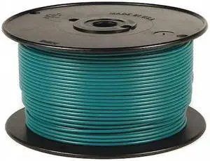 GROTE 87-8506 Primary Wire, GPT, 16 AWG, 1C C, Green, PVC, Stranded, 60V, 500