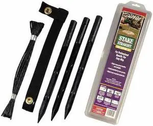DEWITT RS15 Tree Stake Kit, Polypropylene, Black
