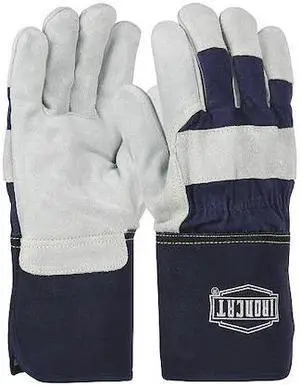 IRONCAT IC8 Leather Gloves, Cowhide, Gauntlet Cuff, Wing Thumb, Full Finger,