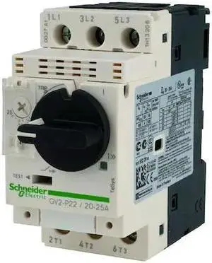 SQUARE D GV2P01 Manual Motor Starter, Not Applicable, 3 P, 3 Phase, Selector