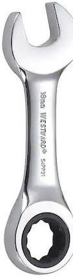 WESTWARD 54PP31 Wrench,Combination/Stubby,Metric,18mm