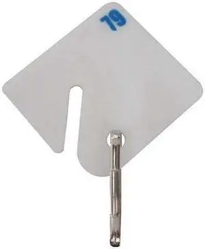 ZORO SELECT 33J876 Key Tag Numbered 31 to 60,PK30