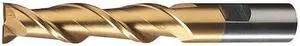 CLEVELAND C33784 2-Flute HSS Square Single End Mill Cleveland HG-2-TN TiN