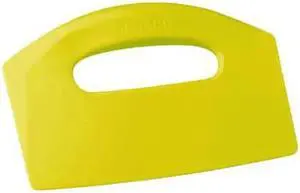 REMCO 69606 Bench Scraper,Poly,Yellow,8 1/2 x 5 In