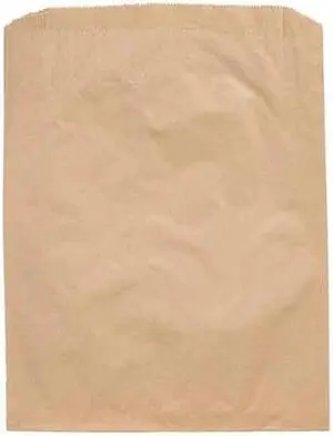 ZORO SELECT 14888 Merchandise Bag Pinched Bottom 14"x3"x21" Brown, Pk500