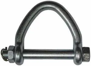 B/A PRODUCTS CO 9-W3 Shackle,3/4" Body Sz,7/8" Pin Dia.