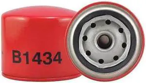 BALDWIN FILTERS B1434 Oil Fltr, Spin-On, 3-1/4"x3-11/16"x3-1/4"