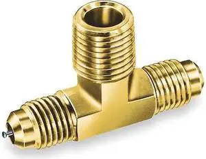 JB INDUSTRIES A31454 1/4" Access Valve Branch Tee,PK3