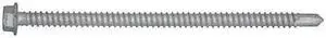 TEKS 1146000 Self-Drilling Screw, #12 x 4 in, Climaseal Steel Flange Hex Head