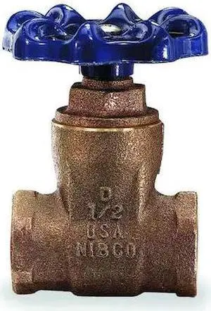 NIBCO T29 1 1/2 Gate Valve,1-1/2 In.,FNPT,Bronze