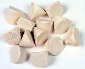 RAYTECH 41-343 Ceramilite Media,V-Cut Cylinder,5/8"