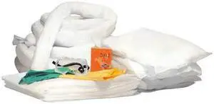 CONDOR 35ZR97 Spill Kit Refill, Oil-Based Liquids