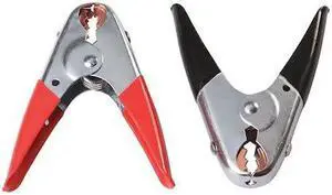 WESTWARD 23PC39 Med Duty Boost Cable Clamp,500A,Rd/Blk