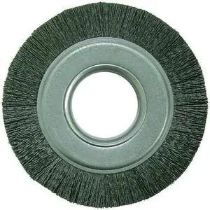 WEILER 90867 Crimped Wire Wheel Wire Brush, Arbor, 1-1/4"