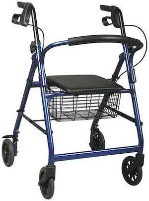 FIRST VOICE MDS86850EB Blue Basic Rollator