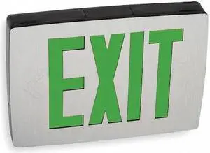 LITHONIA LIGHTING LQC 1 G Quantum Series Cast Aluminum LED Exit Sign