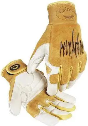 CAIMAN 1828-6 TIG Welding Gloves, Cowhide Palm, XL, PR