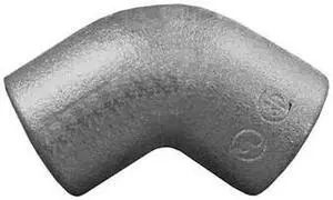APPLETON ELECTRIC ELF45-75 45Deg Female Elbow,HazLoc,Mal Iron,3/4In