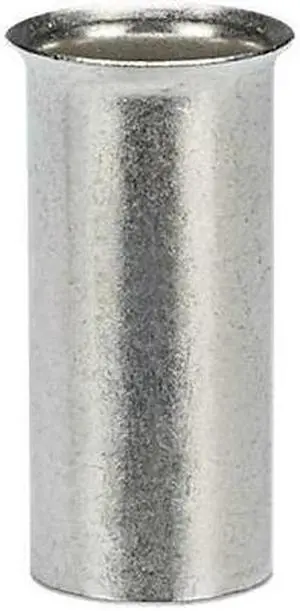 PANDUIT F85-18-C Ferrule, 4 AWG, Non-Insul, 23/32in., PK100