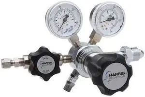 HARRIS KH1132 High Purity Gas Regulator, Argon, Helium, Nitrogen, Single Stage,