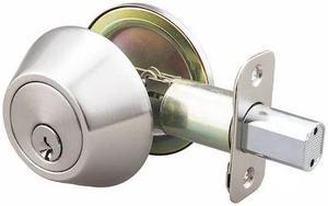 EZ-FLO 57781 Deadbolt,Steel,2-3/8" or 2-3/4" Backset