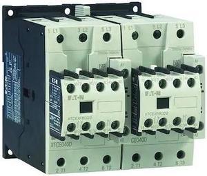 EATON XTCR050D11C IEC Magnetic Contactor, 3 Poles, 480 V AC, 50 A, Reversing: