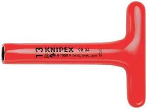KNIPEX 98 04 10 Nut Driver,10.0mm,Hollow,Tee,Ins,8 in.