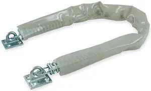 ZORO SELECT 1XMK7 Crash Chain,25-1/2 In L,Silver