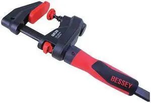 BESSEY GK30 Bar Clamp, Plastic Handle and 2 3/8 in Throat Depth
