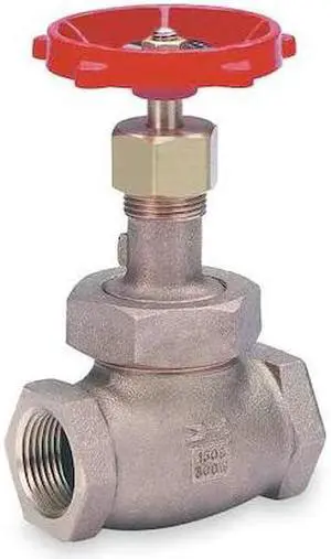 MILWAUKEE VALVE 590T 1/8 Globe Valve,Class 150,1/8 In.