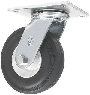 ZORO SELECT 3G119 Swivel Semi-Pneumatic Caster,8 in,350 lb