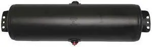 VELVAC 035106 Air Tank,Blk Pwder Coat,Steel,125 psi