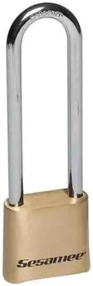 SESAMEE K440 Combination Padlock,Bottom,Brass