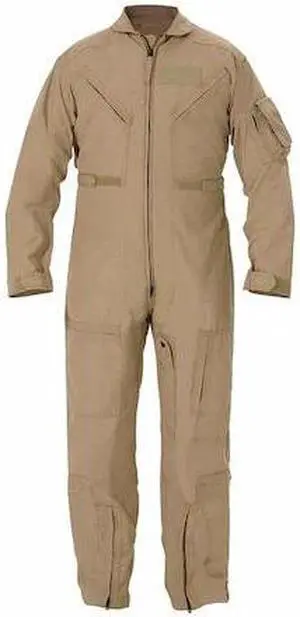 PROPPER F51154622146R Flight Suit, Nomex(R), 4.5 oz Fabric Weight, 30 7/8 in