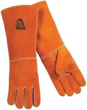 STEINER 21918-L Y-Series Welding Gloves, Gauntlet Cuff, Wing Thumb, Standard