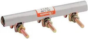 ZORO SELECT 330-029 Repair Clamp,Three Bolt,3/8 In,304SS