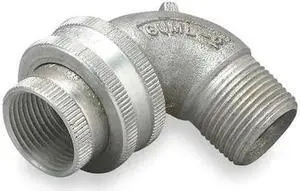 HUBBELL KILLARK GUML-2WW IMC Union, 3/4 in, Threaded, Aluminum, Plain, Gray