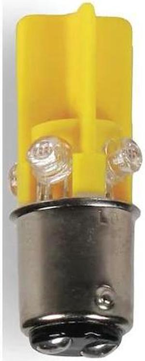 Miniature LED Lamp, T3-1/4, Double Contact Bayonet (BA15d), 24VAC/DC