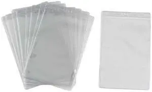 BRADY 81764 Shop Env,8-1/2x5-1/2 In,Clear,Plstc,PK10