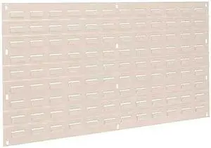 AKRO-MILS 30636BEIGE Steel Louvered Panel, 5/16 in D x 20 in H x 36 in W, Beige
