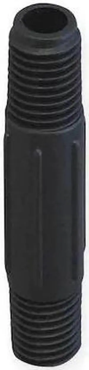 ZORO SELECT NIP200-6 2" MNPT x 6" TBE Polypropylene Pipe Nipple Sch 80
