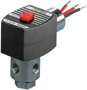 REDHAT EF8320G202 Solenoid Valve, 3-Way, 2-Position, Normally Closed, 1/4 in