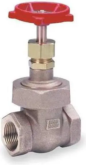 MILWAUKEE VALVE 1186 1 1/4 Gate Valve,Class 300,1-1/4 In.,FNPT