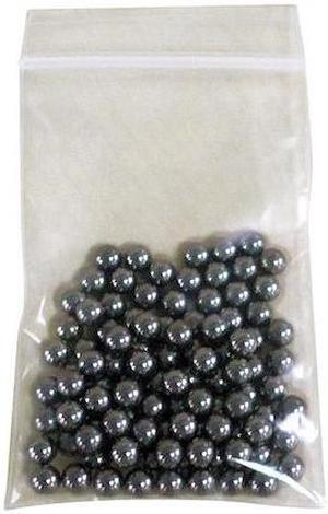 ZORO SELECT 6GGN8 Reclosable Poly Bag Zipper Seal 4" x 3", 4 mil, Clear, Pk100